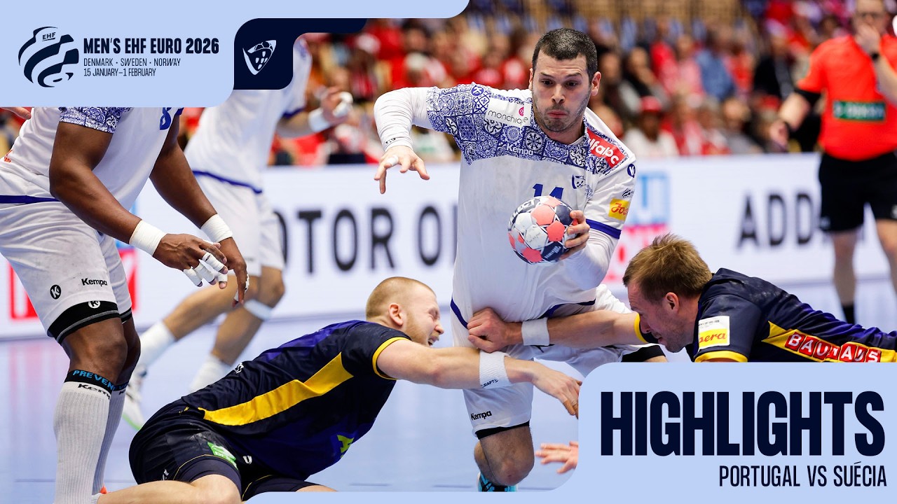 Highlights | Men’s EHF Euro 2026 | Placement Match 5/6 | Portugal x Suécia