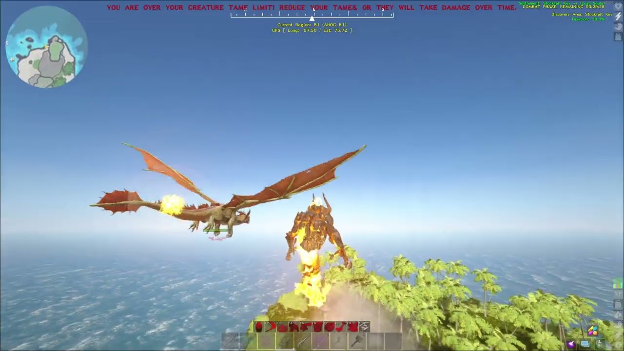 Atlas Fire Elemental and Dradon 2025 02 24