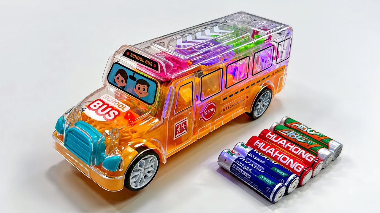 Unboxing RC Police sports car,remote control RC city bus,EV 3D school bus,RC Nezha Bumper Cars