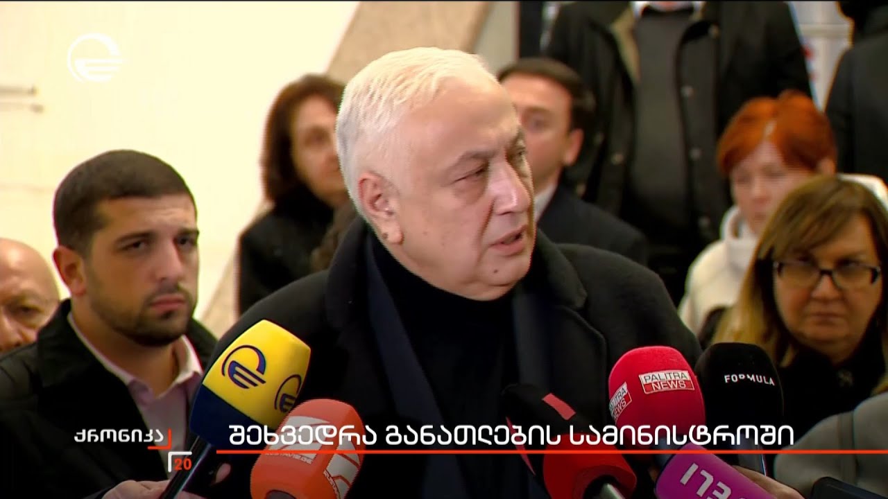 შეხვედრა განათლების სამინისტროში