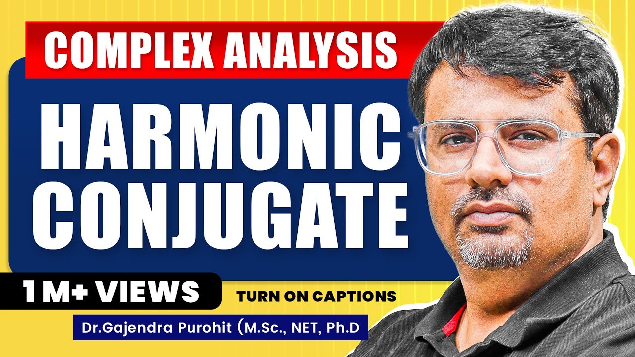 Complex Analysis - Short Trick To Find Harmonic Conjugate By GP Sir