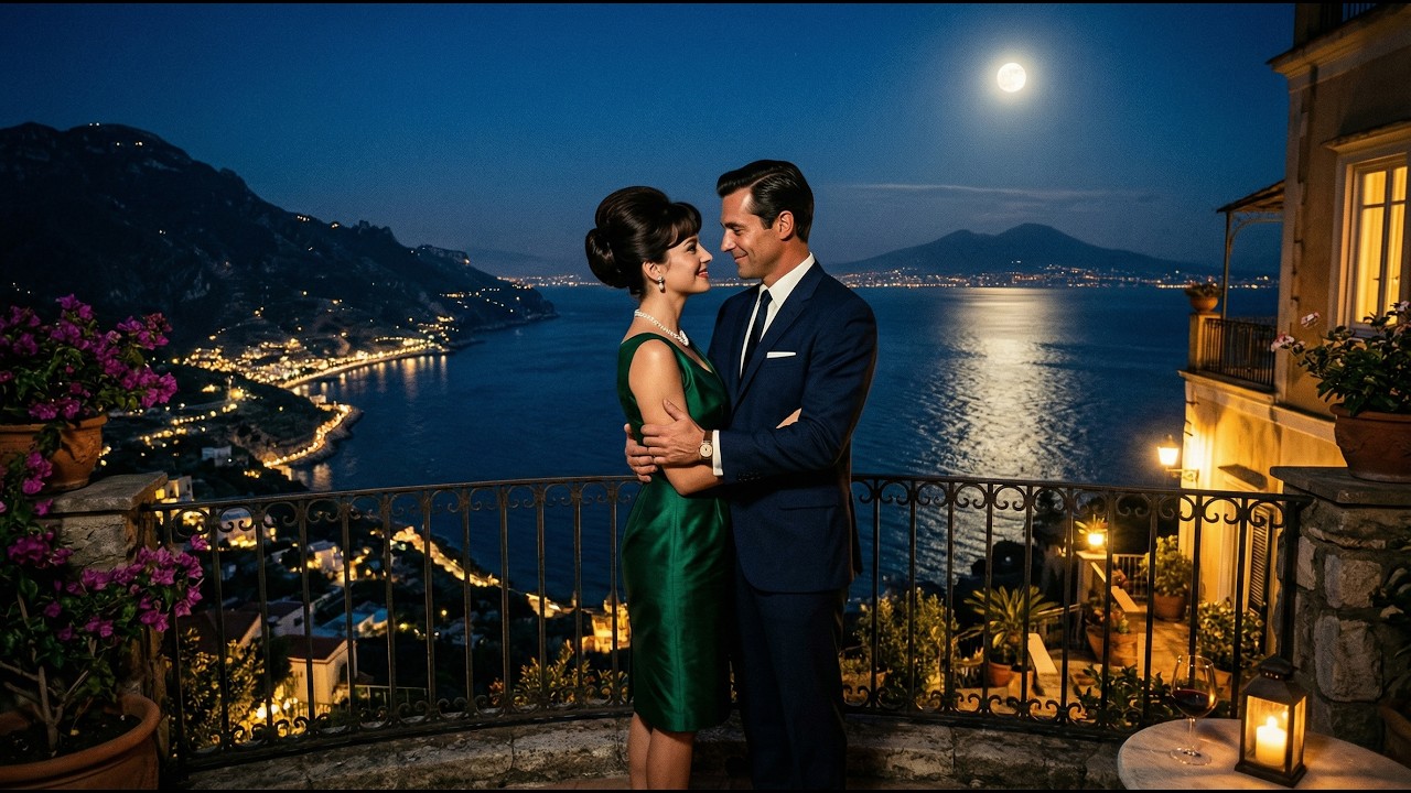 Vento di Riviera 🌊 Ballata d’Amore Anni 60 | Napoli sotto la Luna