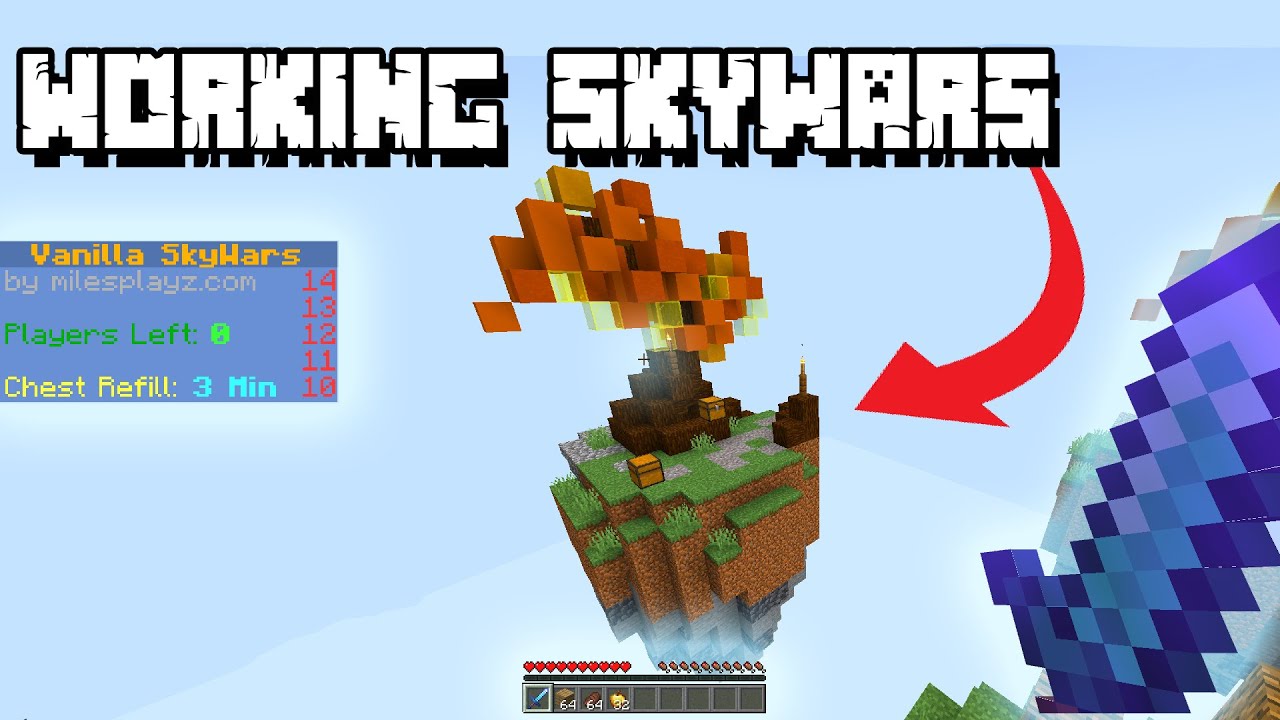 Fully Working Vanilla Sky Wars Map w/ Download