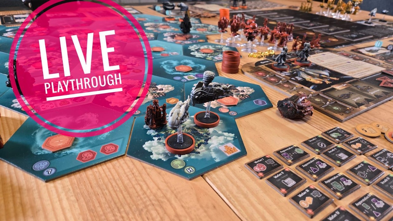 Sky Empire | Live playthrough | 4X board game