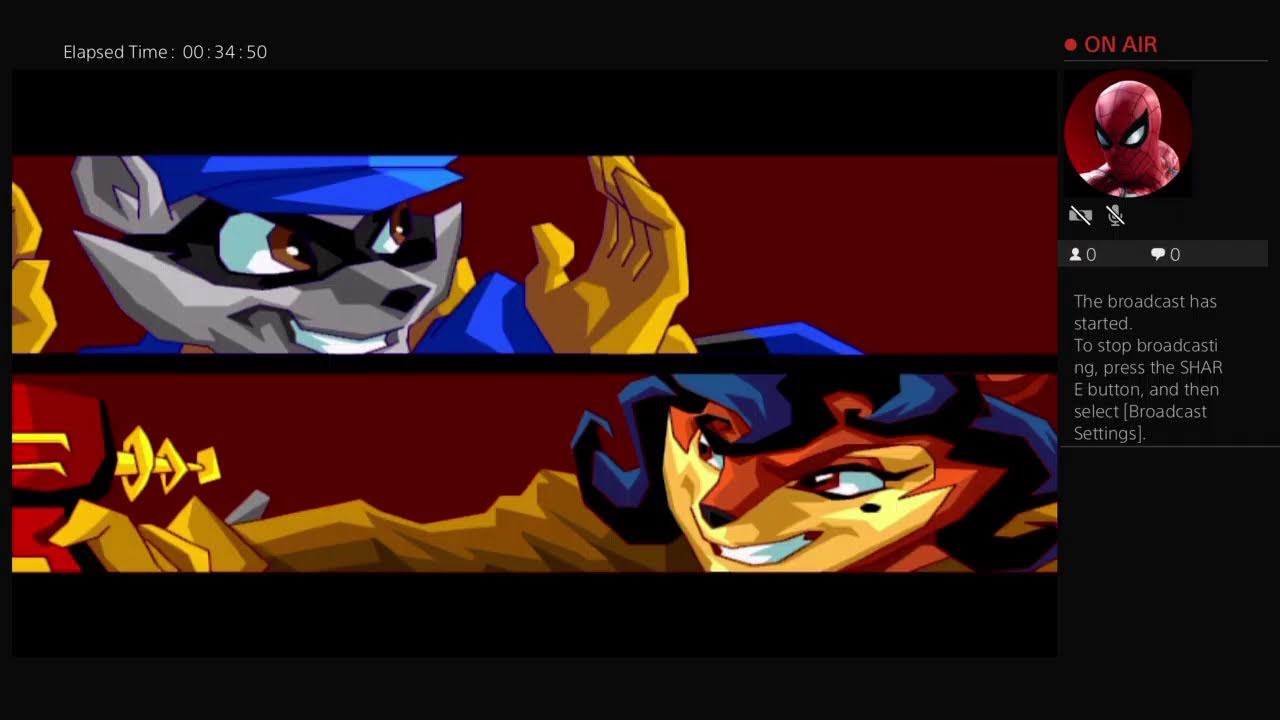 Lets play sly cooper 1 PT5 (FINAL)