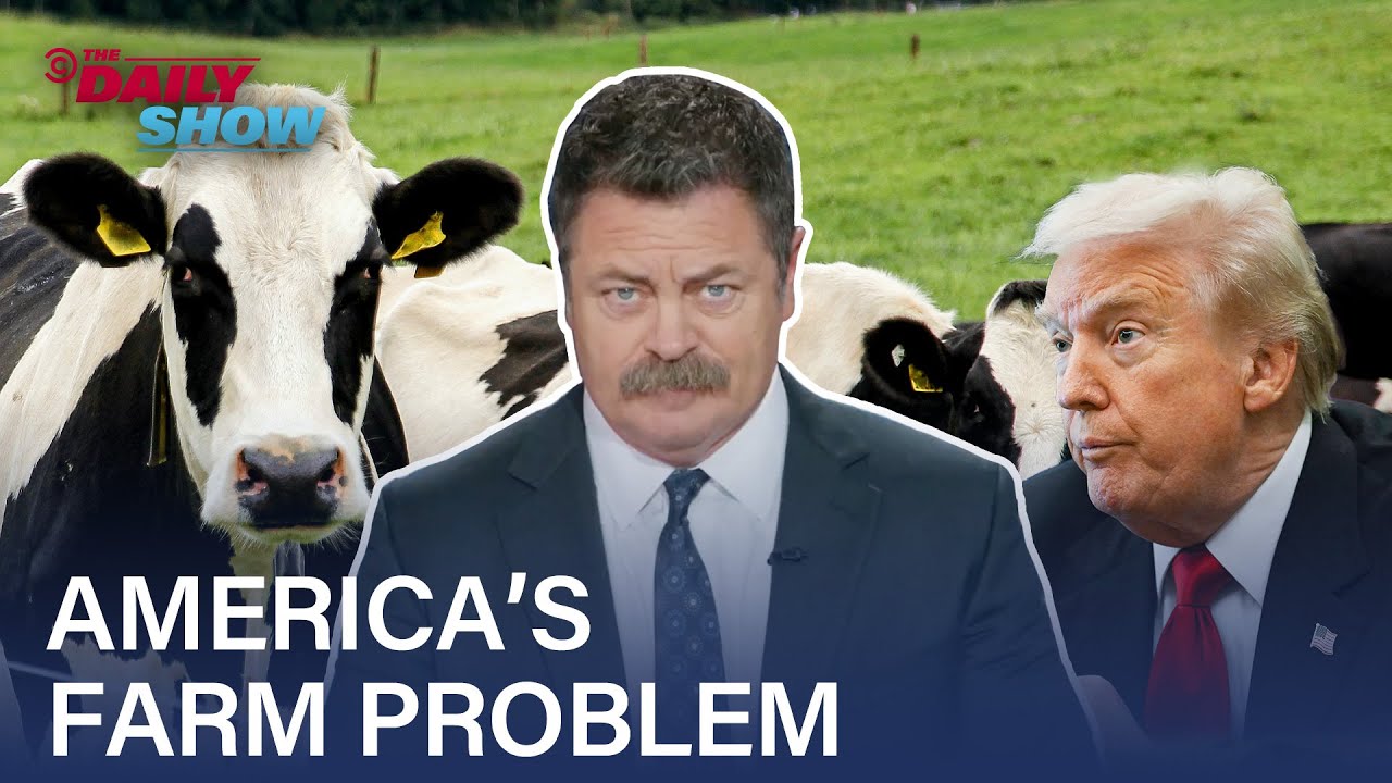 Nick Offerman: America's Small Farms Are Being Slaughtered by Corporations | The Daily Show