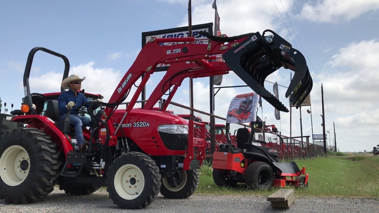 Branson 3520H + Root Grapple