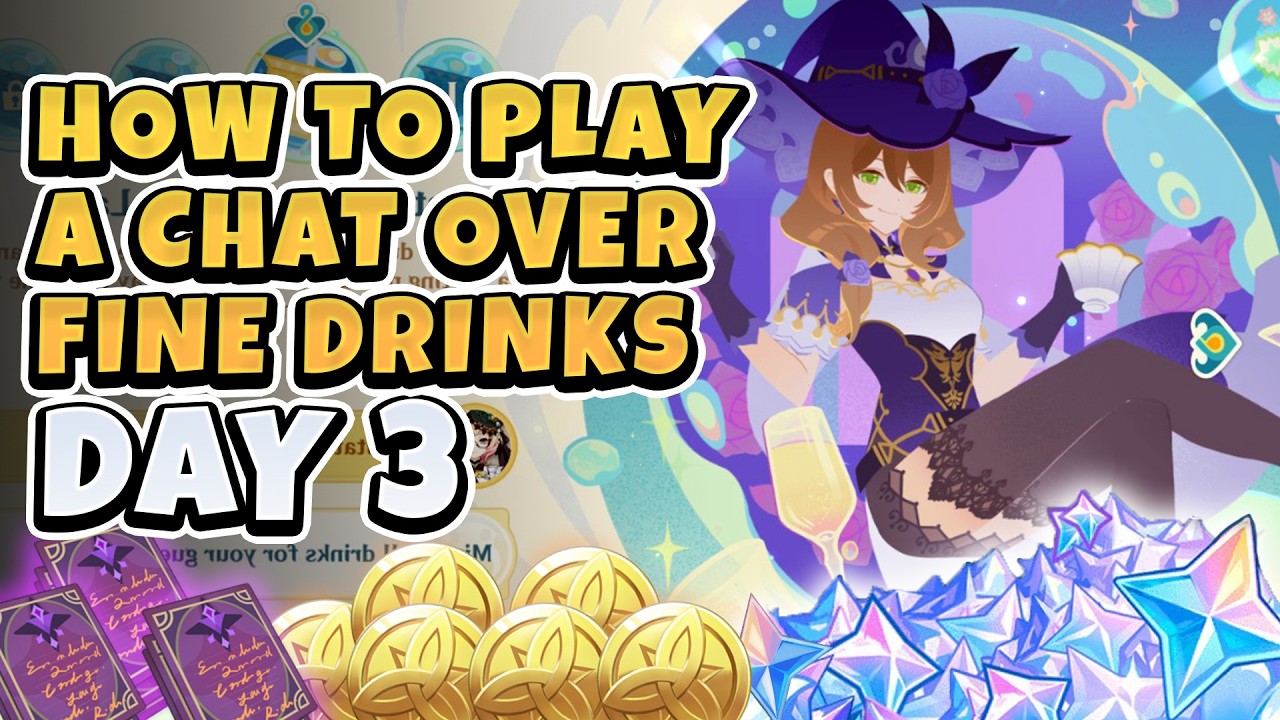 A Chat Over Fine Drinks Event Guide Day 3 | Genshin Impact Luna V