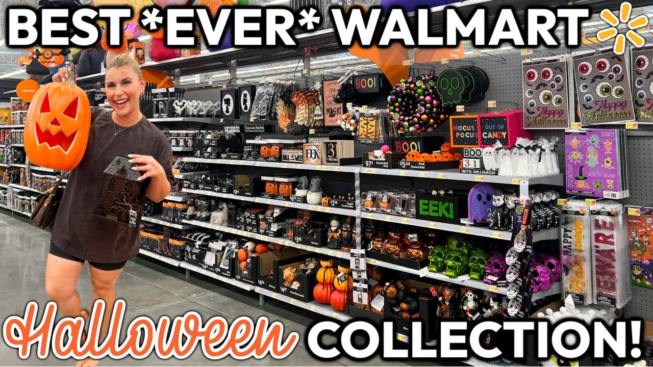 КОЛЛЕКЦИЯ УКРАШЕНИЙ НА ХЭЛЛОУИН В WALMARTS *ЛУЧШАЯ В МИРЕ*! 👻 | Осенний шопинг декора 2023 | Идеи...