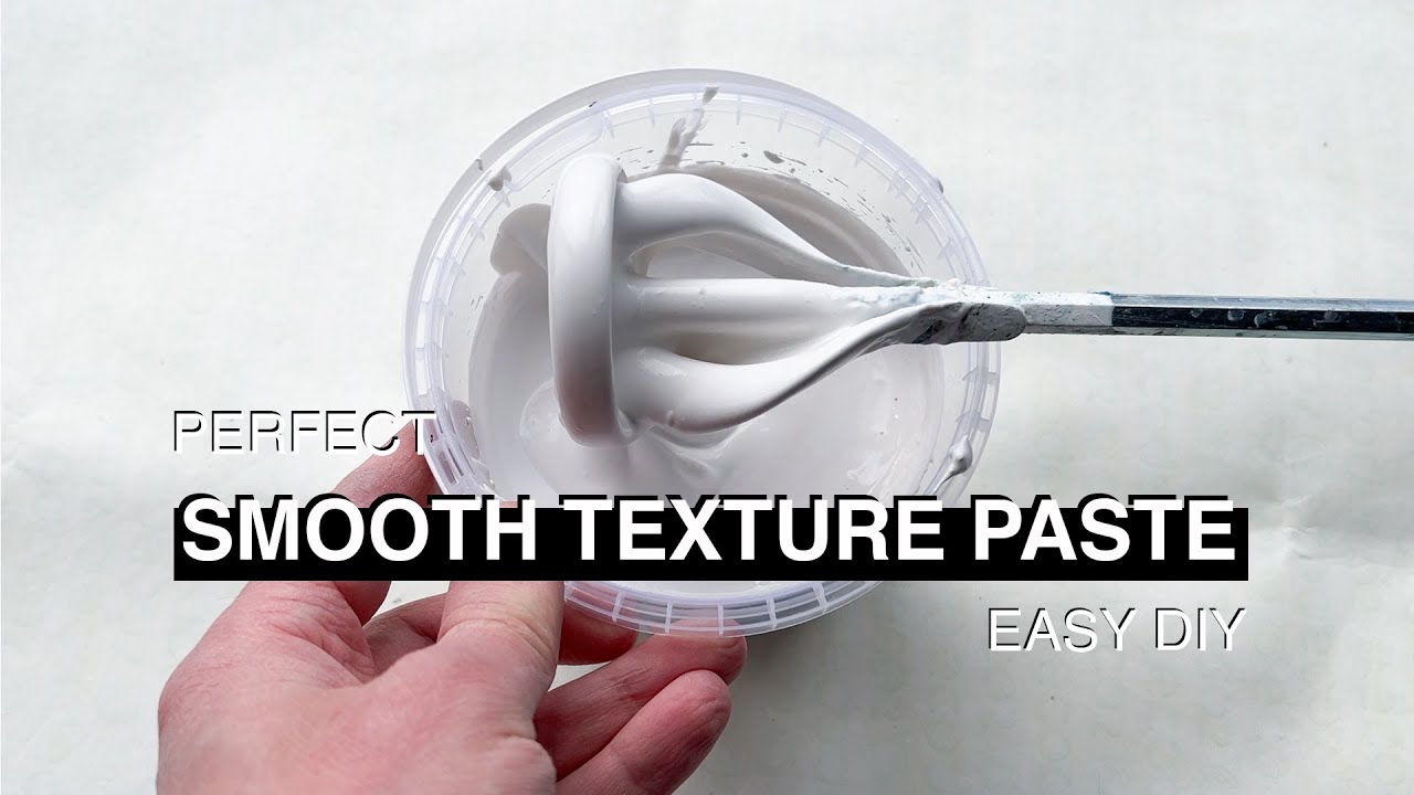 How to make TEXTURE PASTE for Textured Art