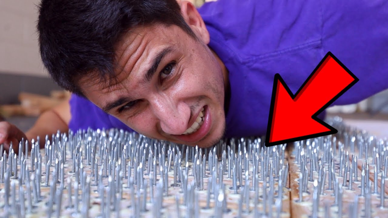 I Slept On A BED of 2,000 NAILS!