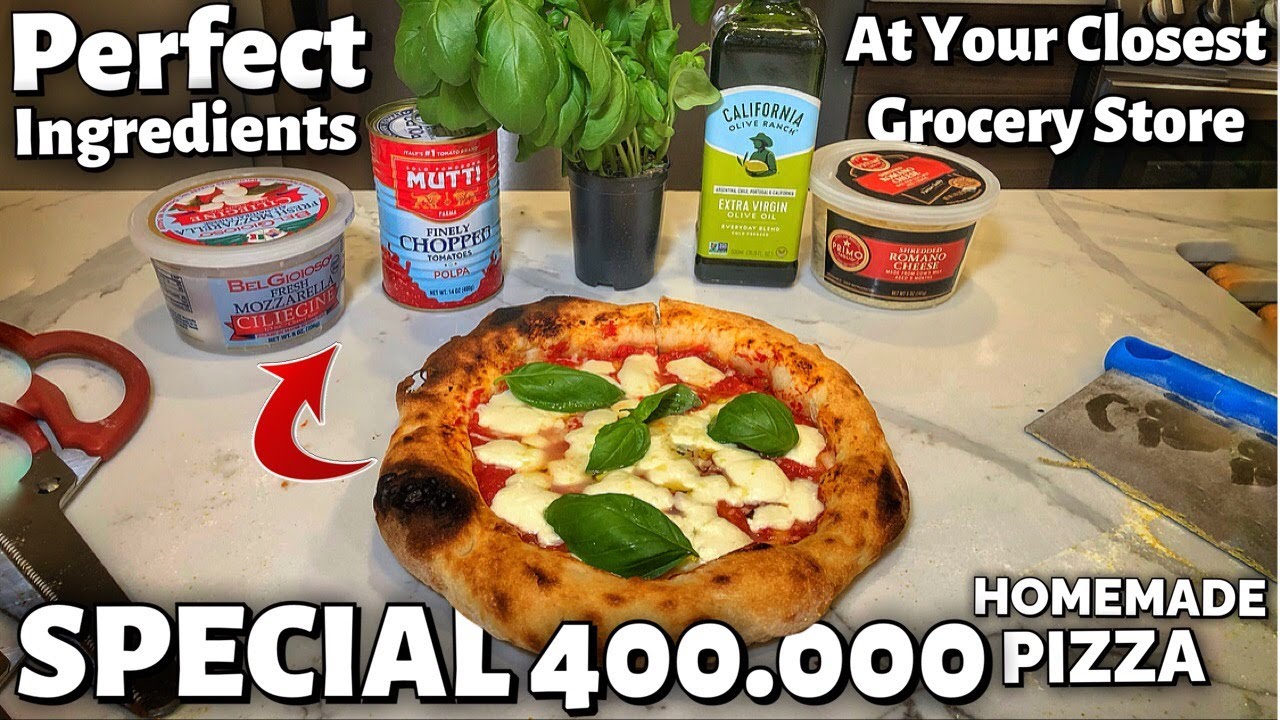 Ingredients For Perfect NEAPOLITAN PIZZA at Home⎮At Your Local Grocery Store