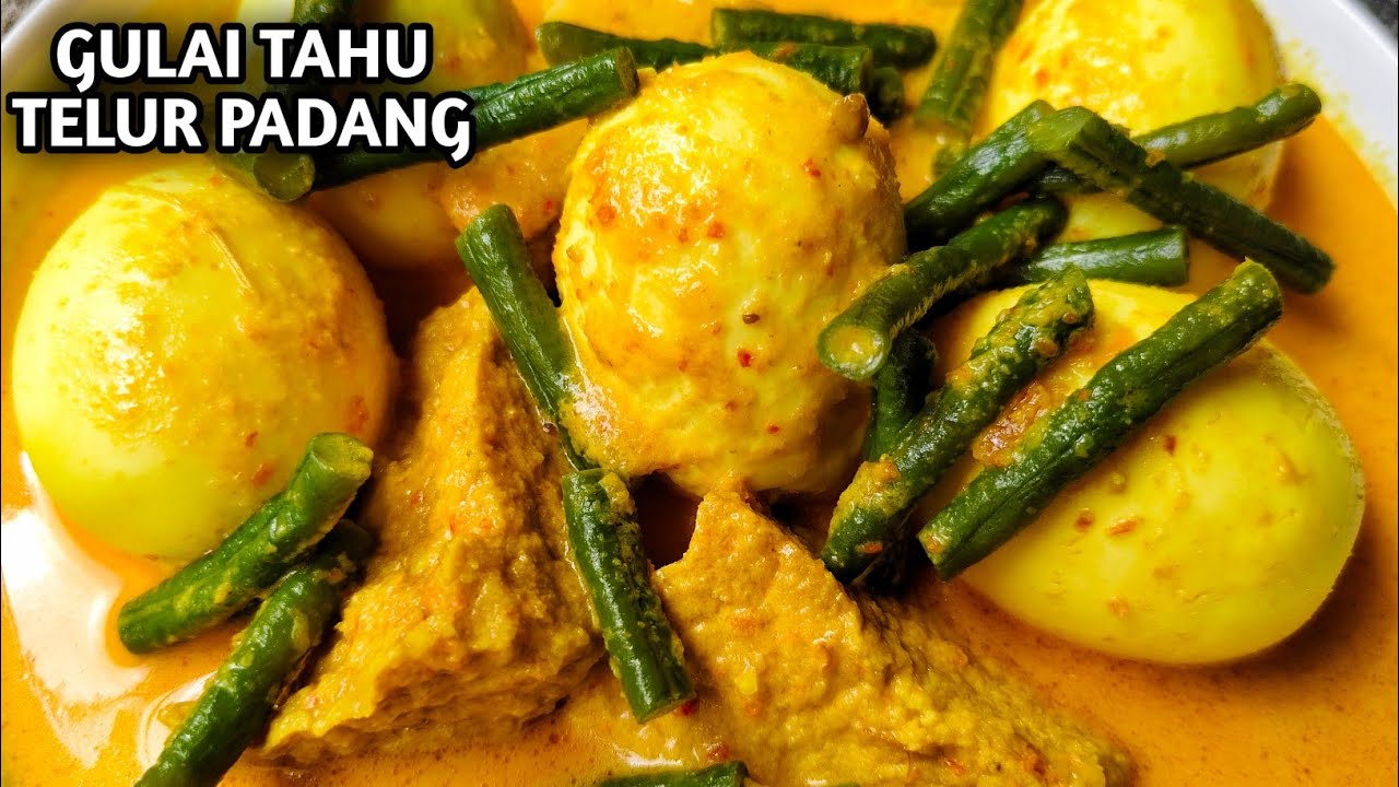 Kuahnya Gurih Banget, Rempahnya Harum ‼️RESEP GULAI TAHU TELUR PADANG