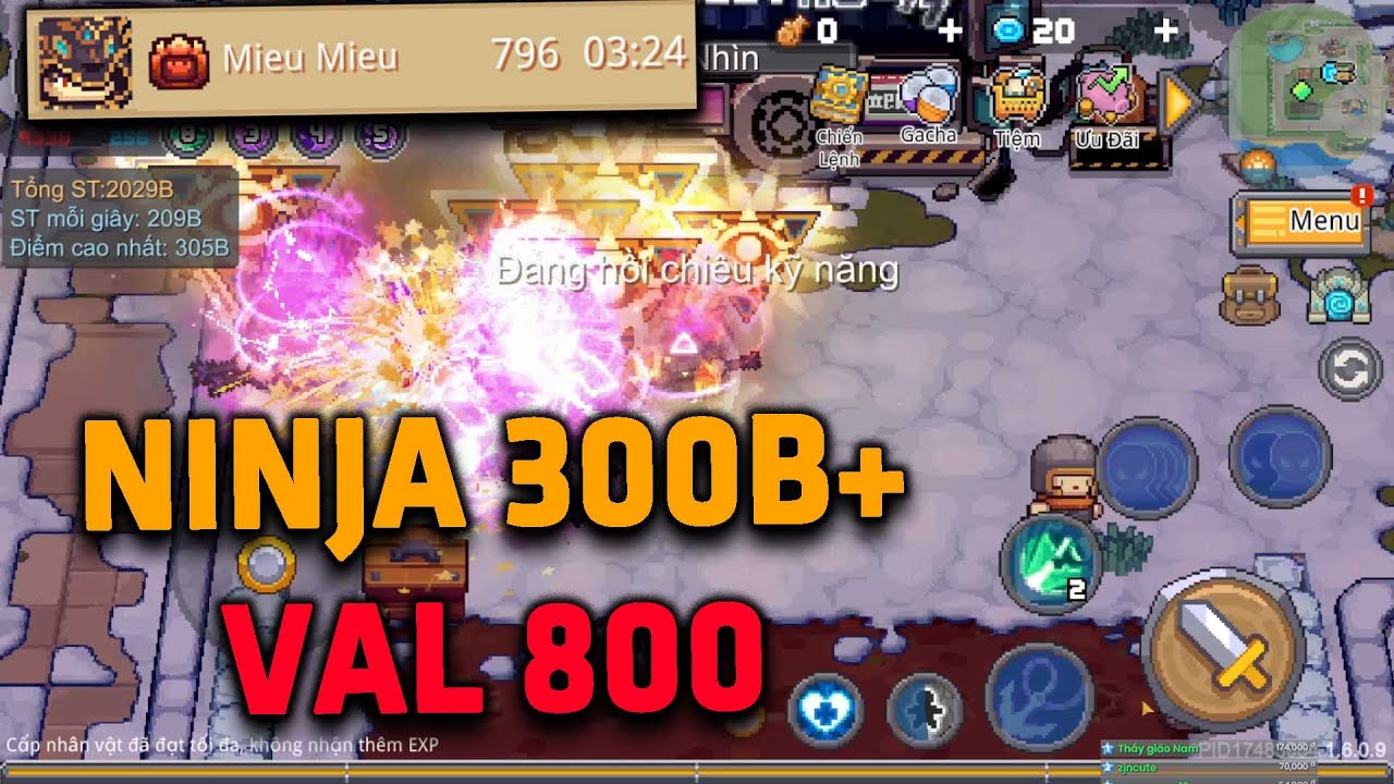 End Build NINJA 300B+ Val 800 SS2 Soul Knight Prequel #DangAnh