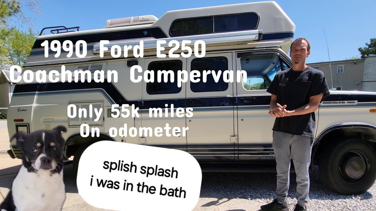 Restomod Van Tour - 1990 Ford E250 Coachman Campervan. 6 months of progress and repairs.