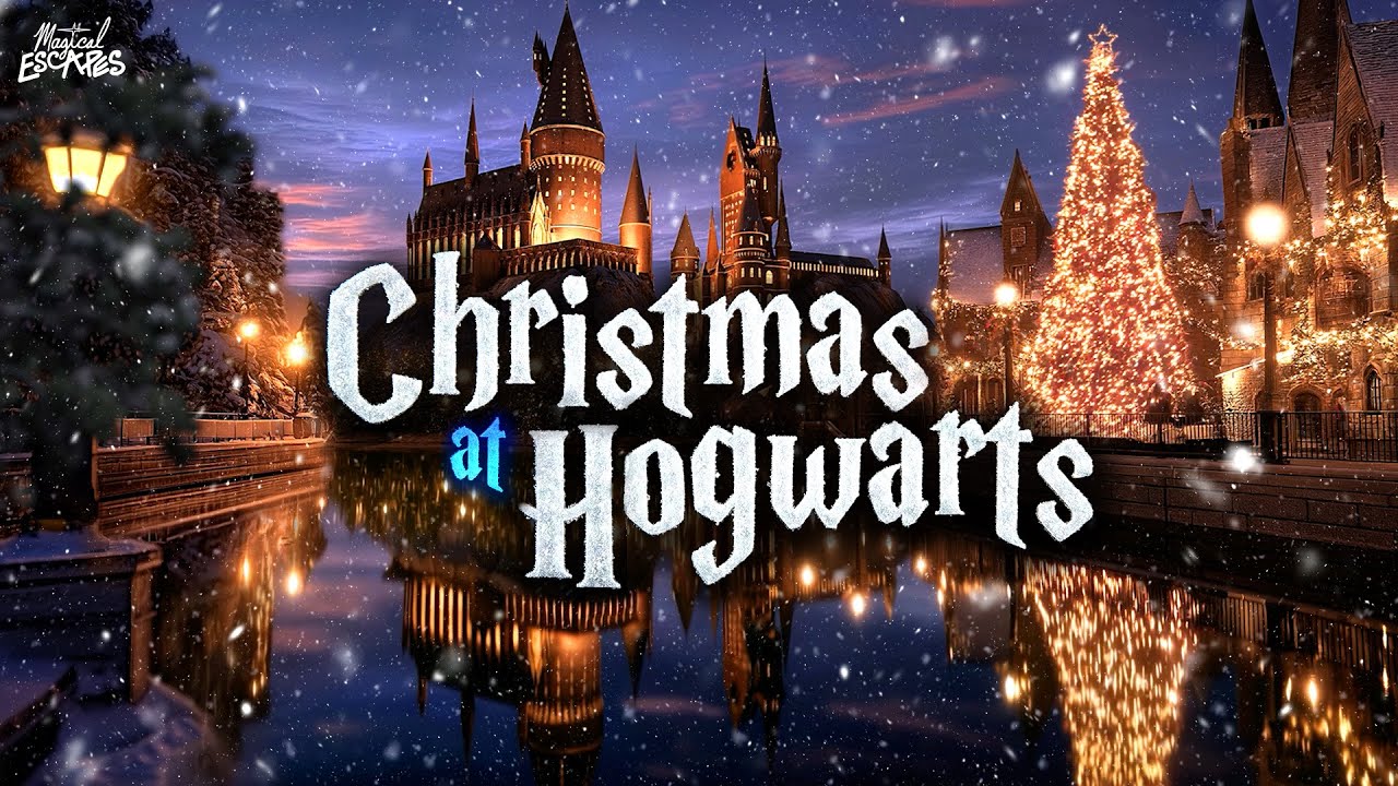 Christmas at Hogwarts | Harry Potter Inspired Cozy Christmas Music & Ambience