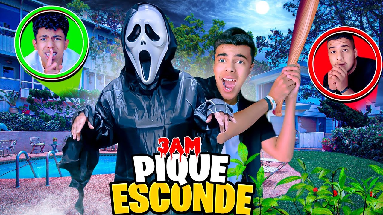 PIQUE ESCONDE 3 HORAS DA MANHÃ! *encontramos o pânico!
