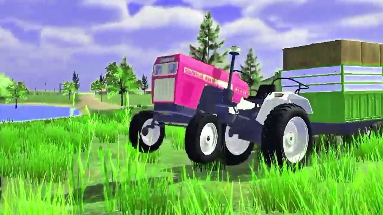 Mini swaraj Tractors trolley bag for mohindra Arjun Novo jcb cartoon gadi wala jcb video 
