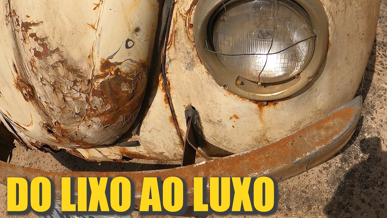 EXTERIOR DO FUSCA PRONTO - REFORMA DO FUSCÃO 1971 EP.14