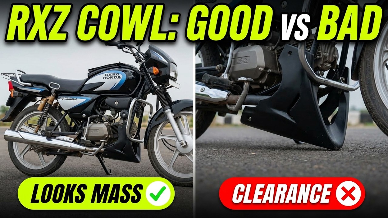 RXZ Engine guard fix splendor |positivenegative explain Tamil | #mkbikerpitstop #splendormodified