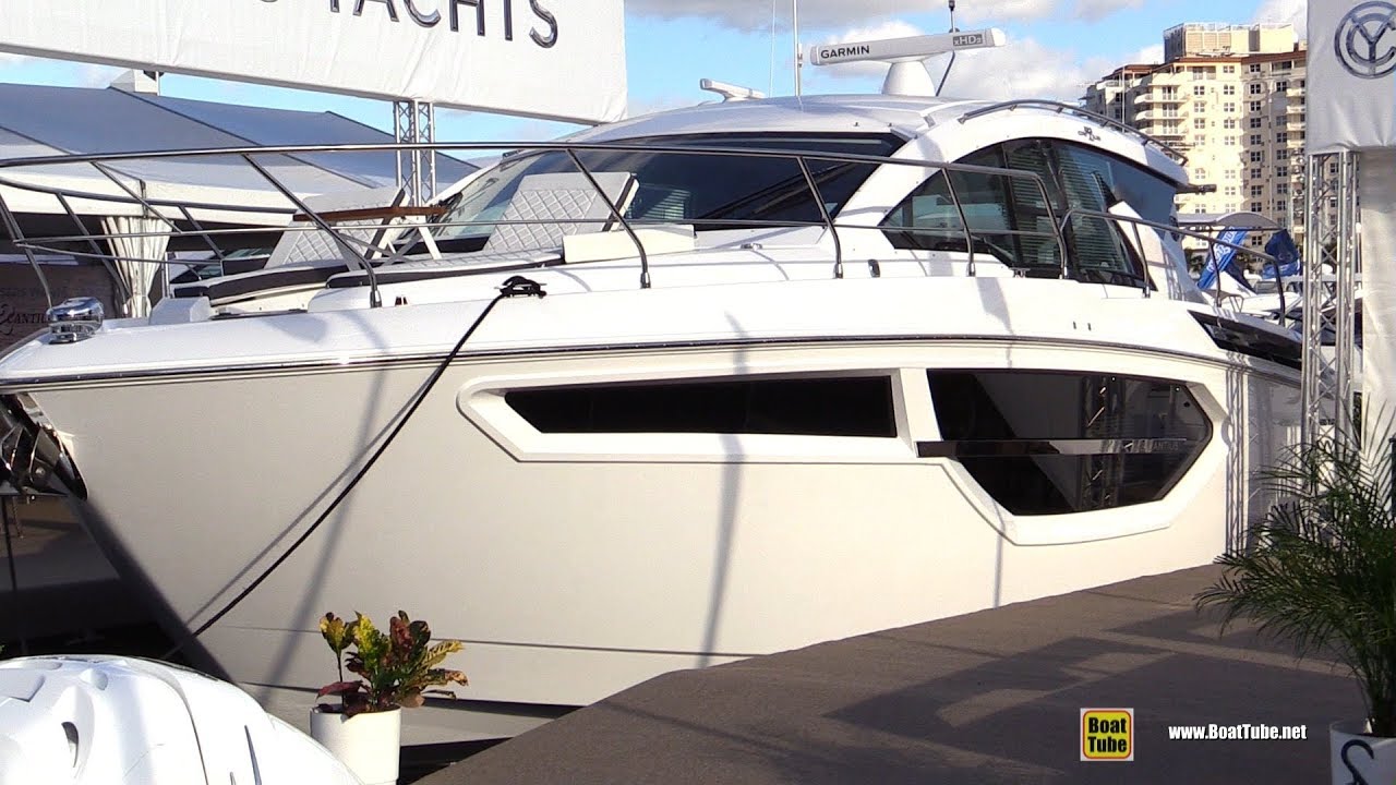 2019 Cruisers Yachts 42 Cantius Yacht - Walkaround - 2018 FLIBS