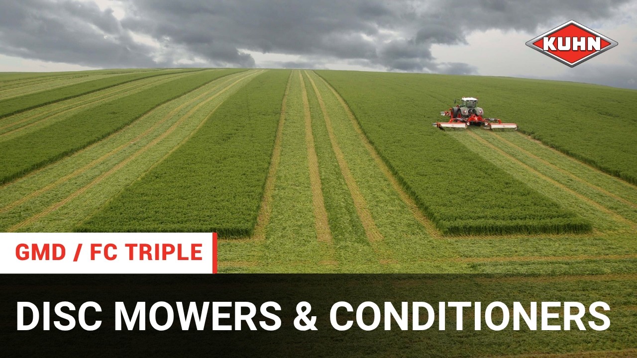 KUHN GMD / FC TRIPLE - Mowers - Mowers conditioners (In action)