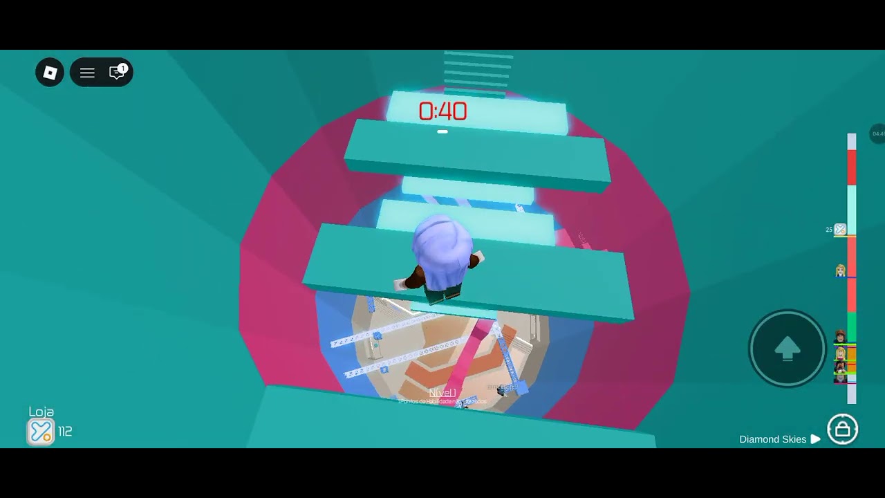 Jogando Tower of hell #roblox 