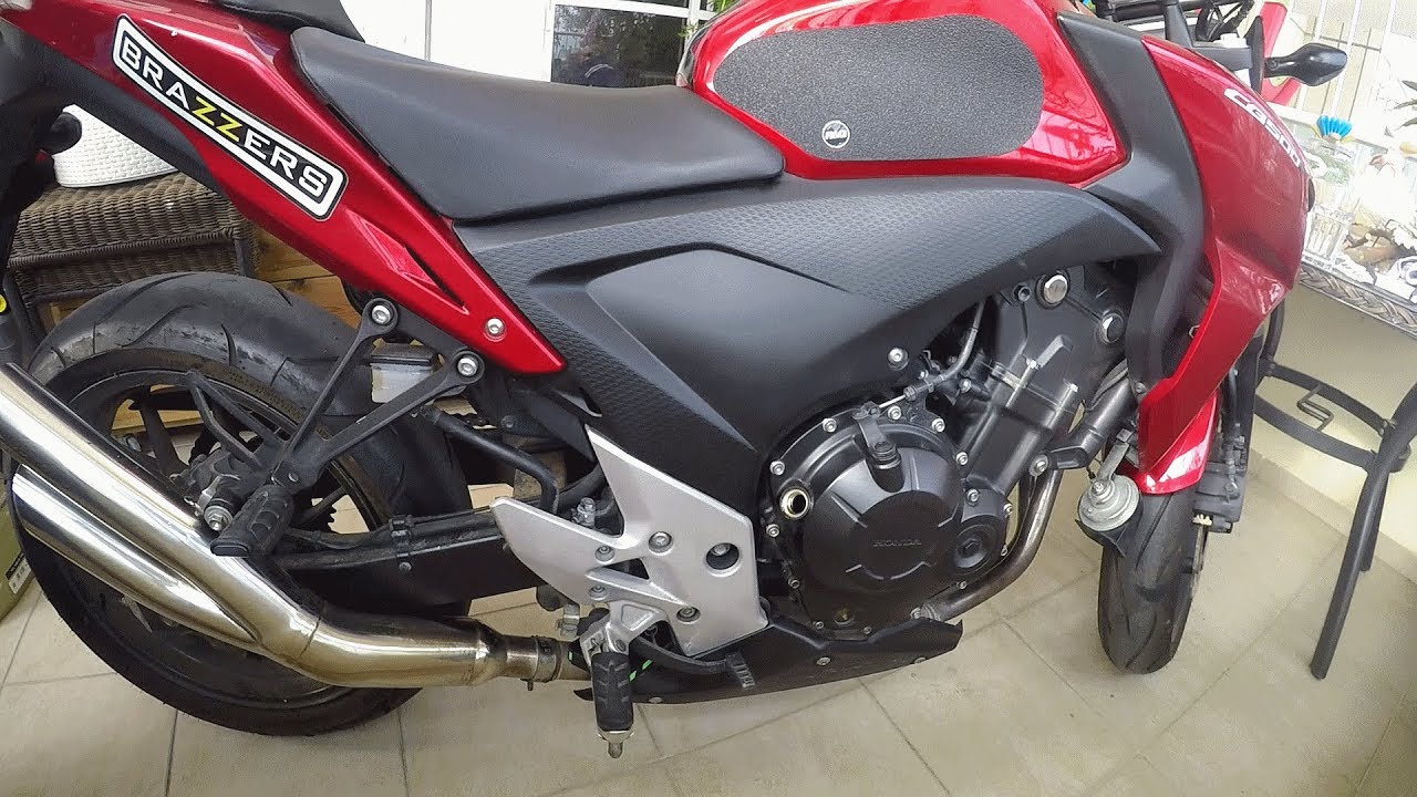 Oil and filter Change HONDA CB500F