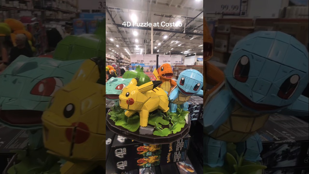 Found this awesome 4D Pok&eacute;mon puzzle at Costco! #pokemon #CostcoFinds #PokemonCollectors #PuzzleTime