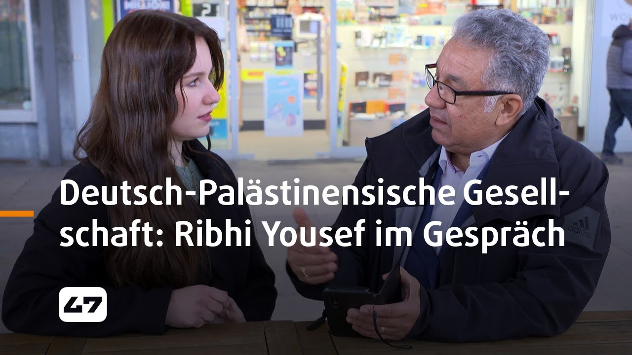 STUDIO 47 .live | DEUTSCH-PAL&Auml;STINENSISCHE GESELLSCHAFT: RIBHI YOUSEF IM GESPR&Auml;CH