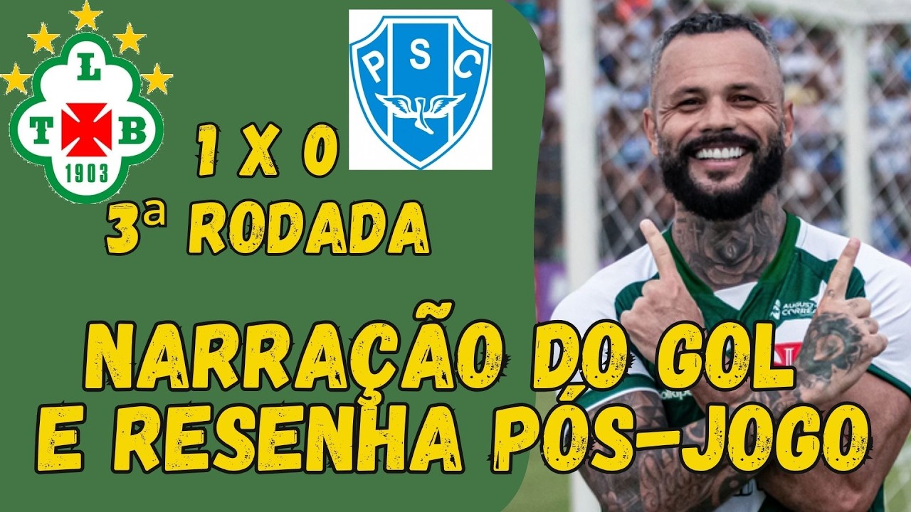 NARRAÇÃO DO GOL E RESENHA PÓS-JOGO - TUNA LUSO 1 X 0 PAYSANDU 0 3a RODADA - PARAZÃO 2026