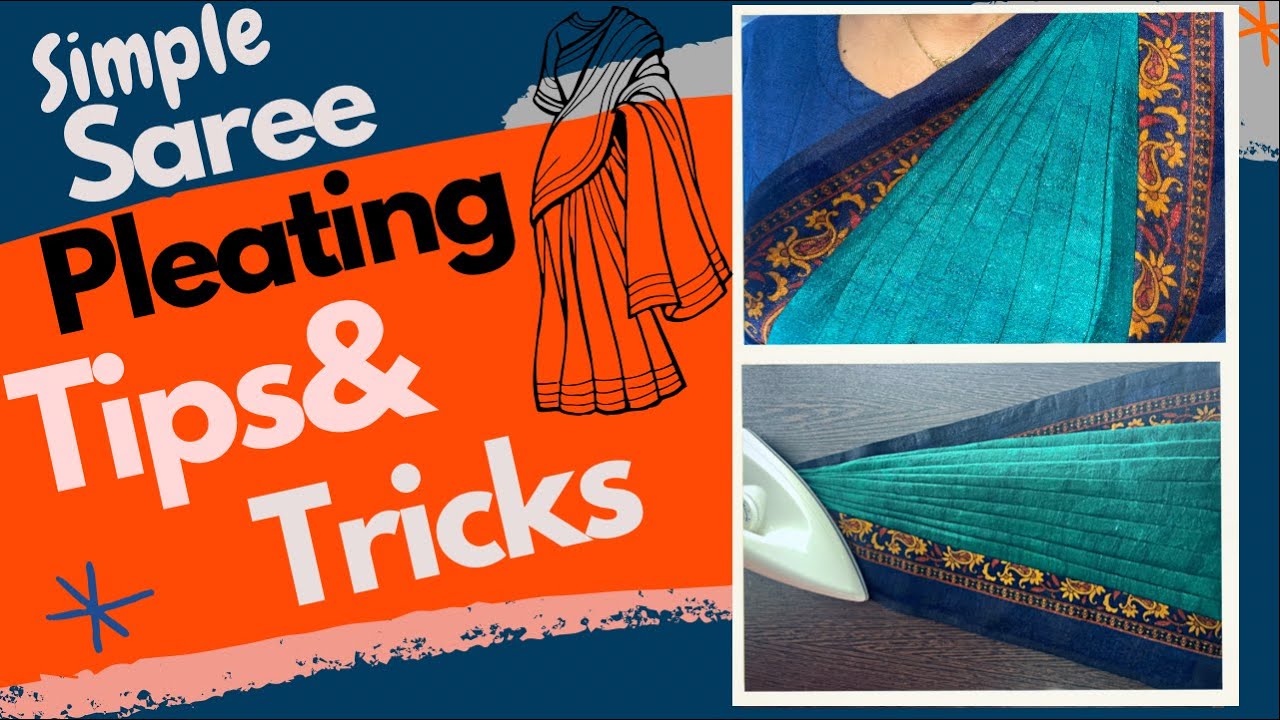 pre-pleated saree pallu | Ready to wear in 2 minutes | perfect pleating hacks | watch me with Dona |