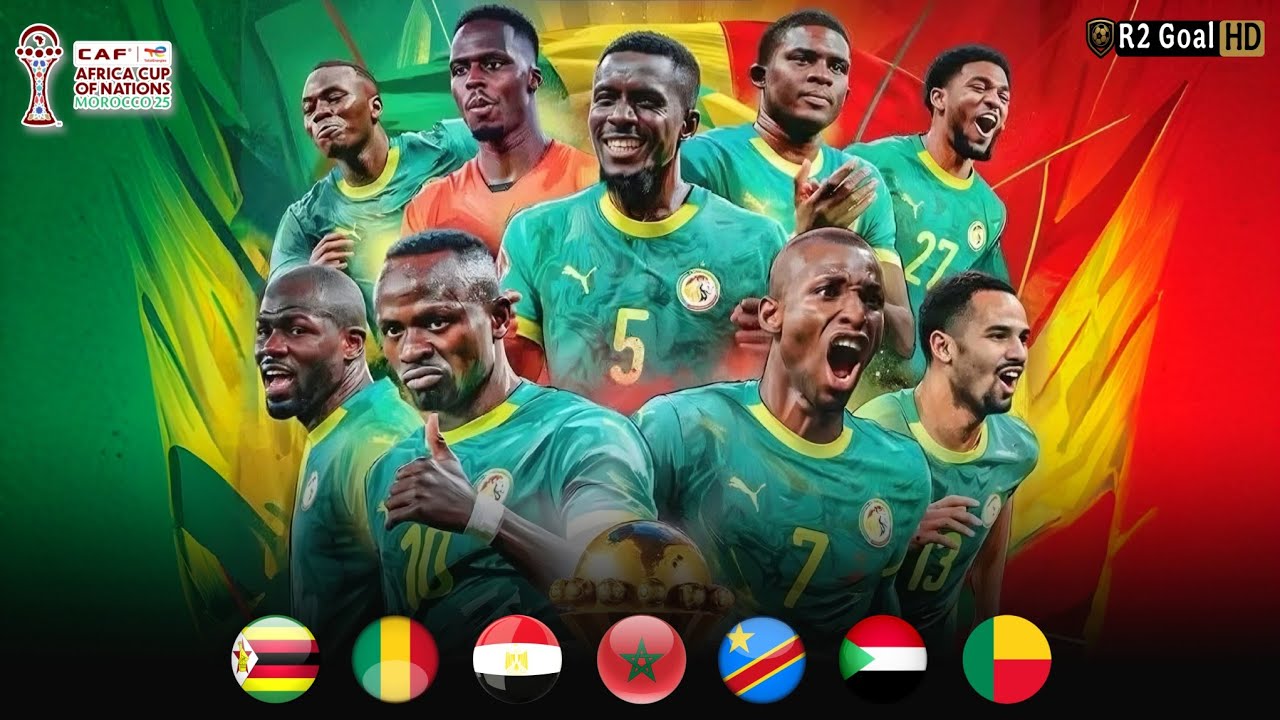 السنغال 🇸🇳 طريق 🦁 التيرانغا الى لقب امم افريقيا 2025 🏆 ساديو ماني يفعلها من جديد HD