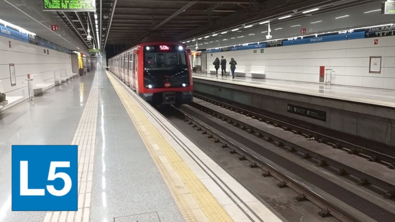 Circulaciones Metro Barcelona serie 5000 L5