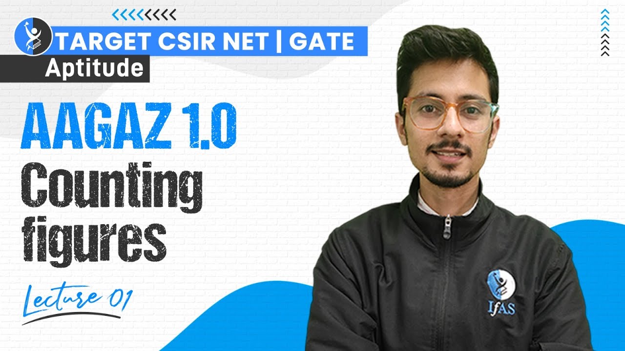 Counting Figures | Aptitude | CSIR NET 2024 | AAGAZ 1.0 | Lec. - 1 | IFAS