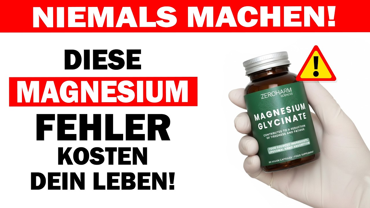 Über 60? Dieser eine Fehler macht Magnesiumglycinat gefährlich – stoppen Sie es sofort!