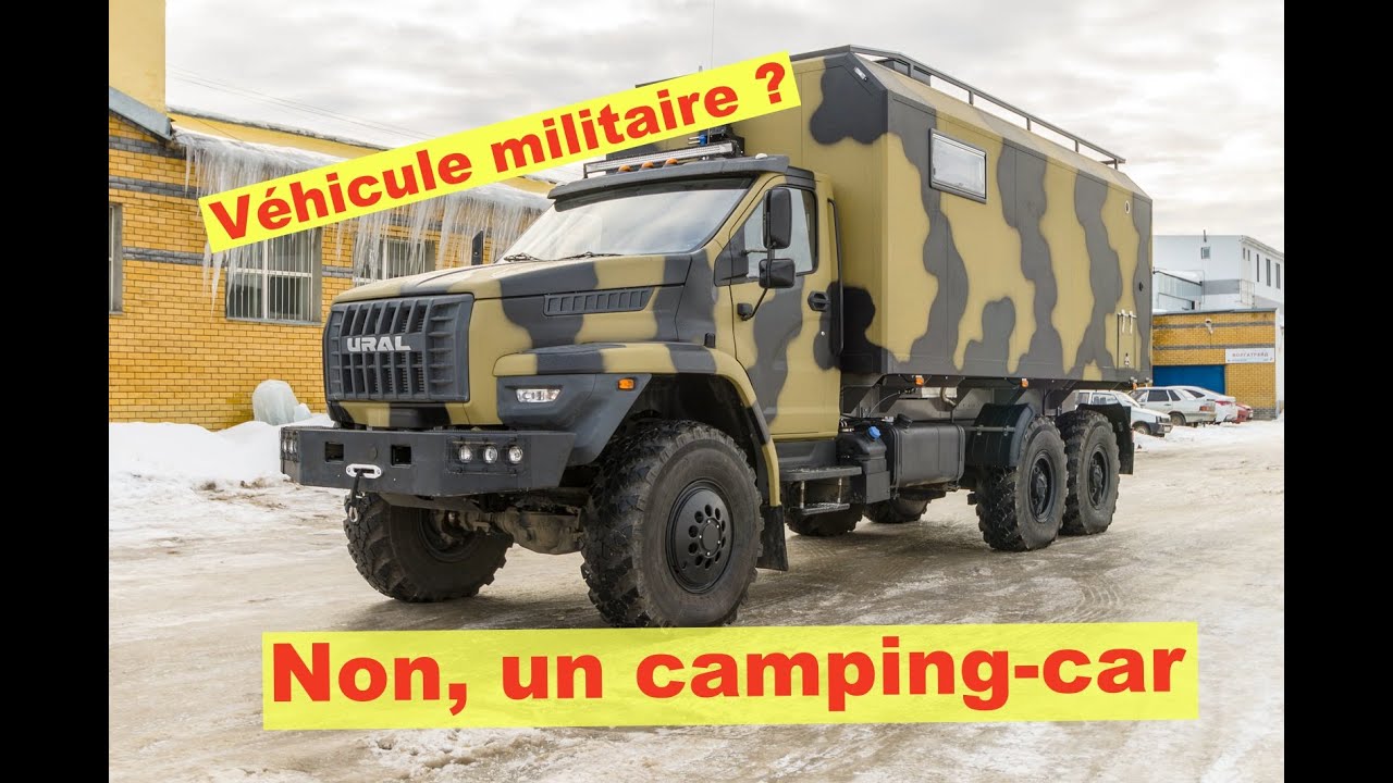 Un camping-car russe vraiment tout terrain