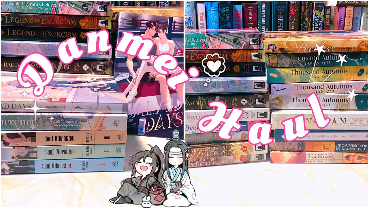 Danmei Haul 15+ vol: Yiggybean, via lactea, seven seas