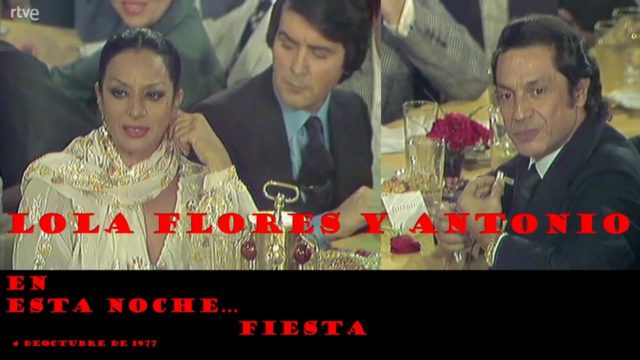 1977 1004 José María Iñigo  a Lola Flores y Antonio