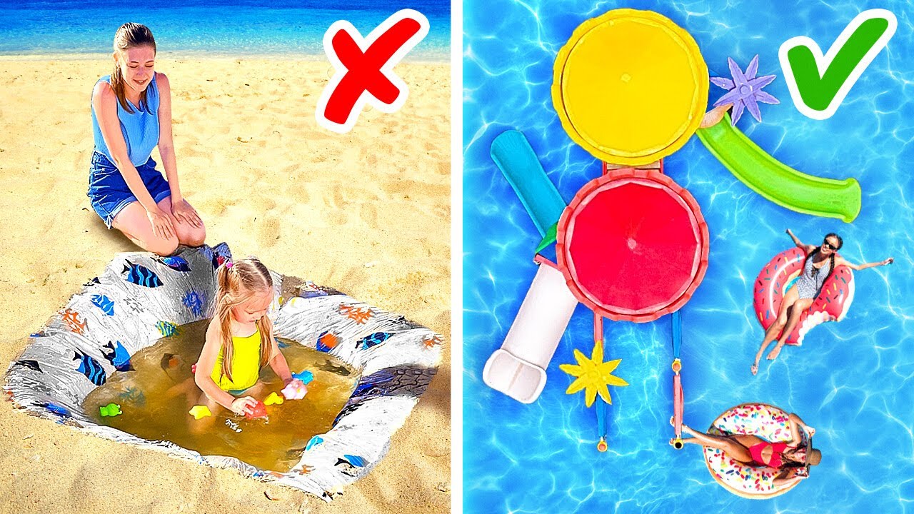 CONSTRUA UMA PISCINA PARA AS CRIANÇAS | ARTESENATOS DE VERÃO