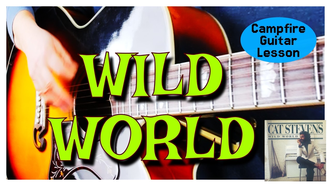 Wild World (Key of C) – Cat Stevens Campfire Guitar Lesson