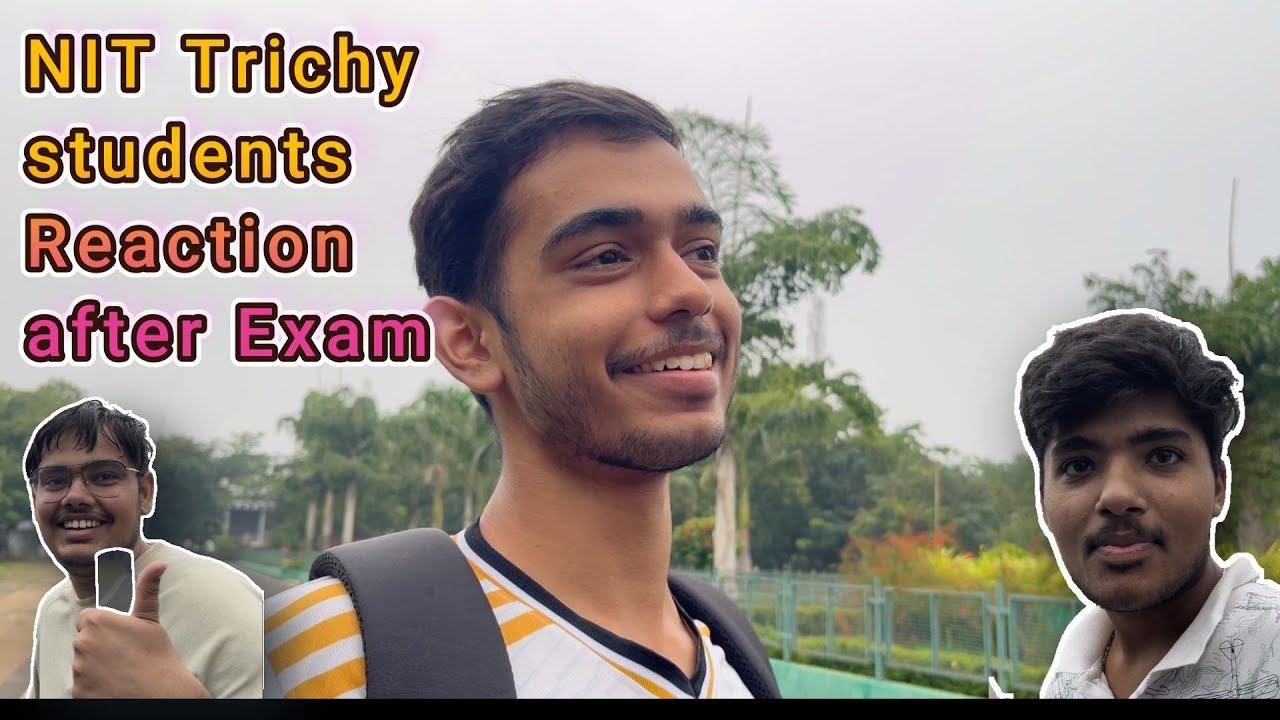 Asking NIT Trichy Students How they Write the Exam 😁