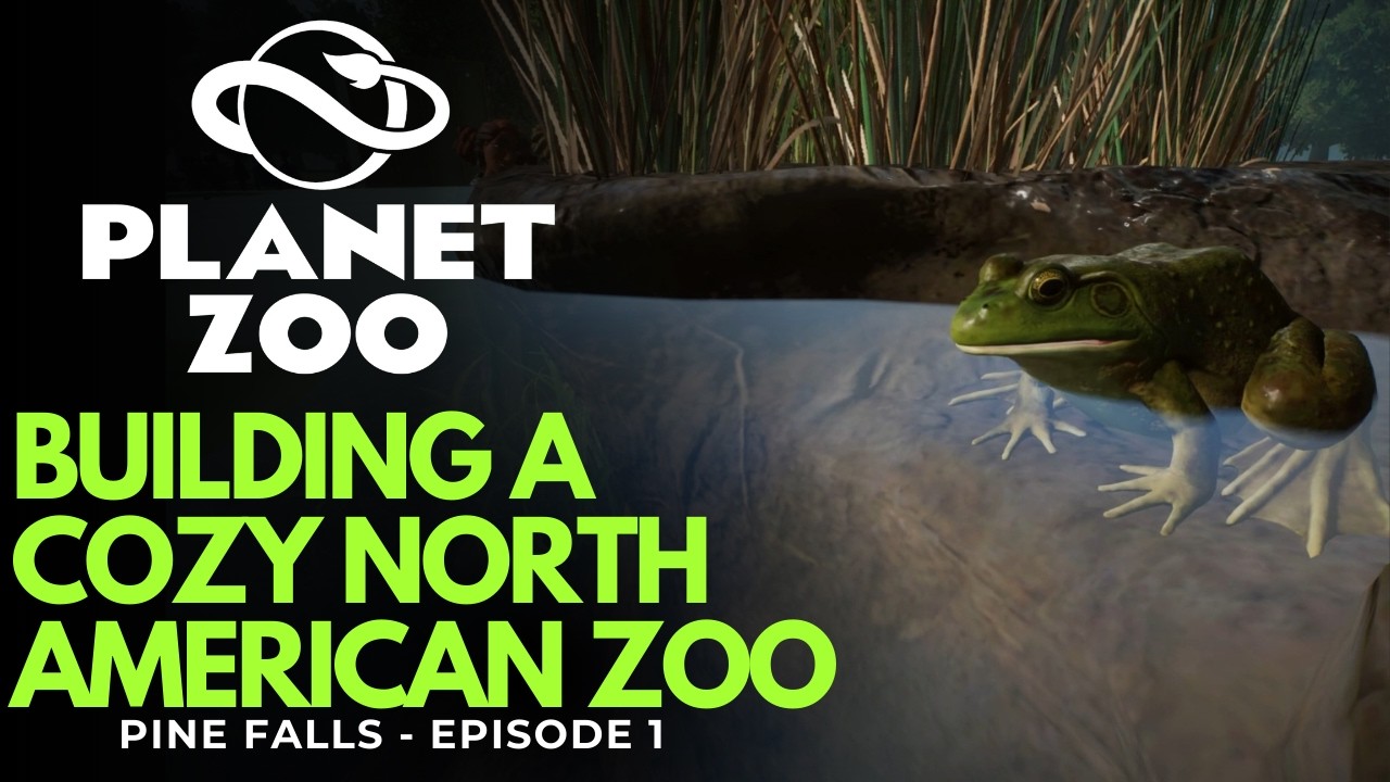 Building a Cozy North American Zoo 🌲 Pine Falls Episode 1 | Planet Zoo (1)