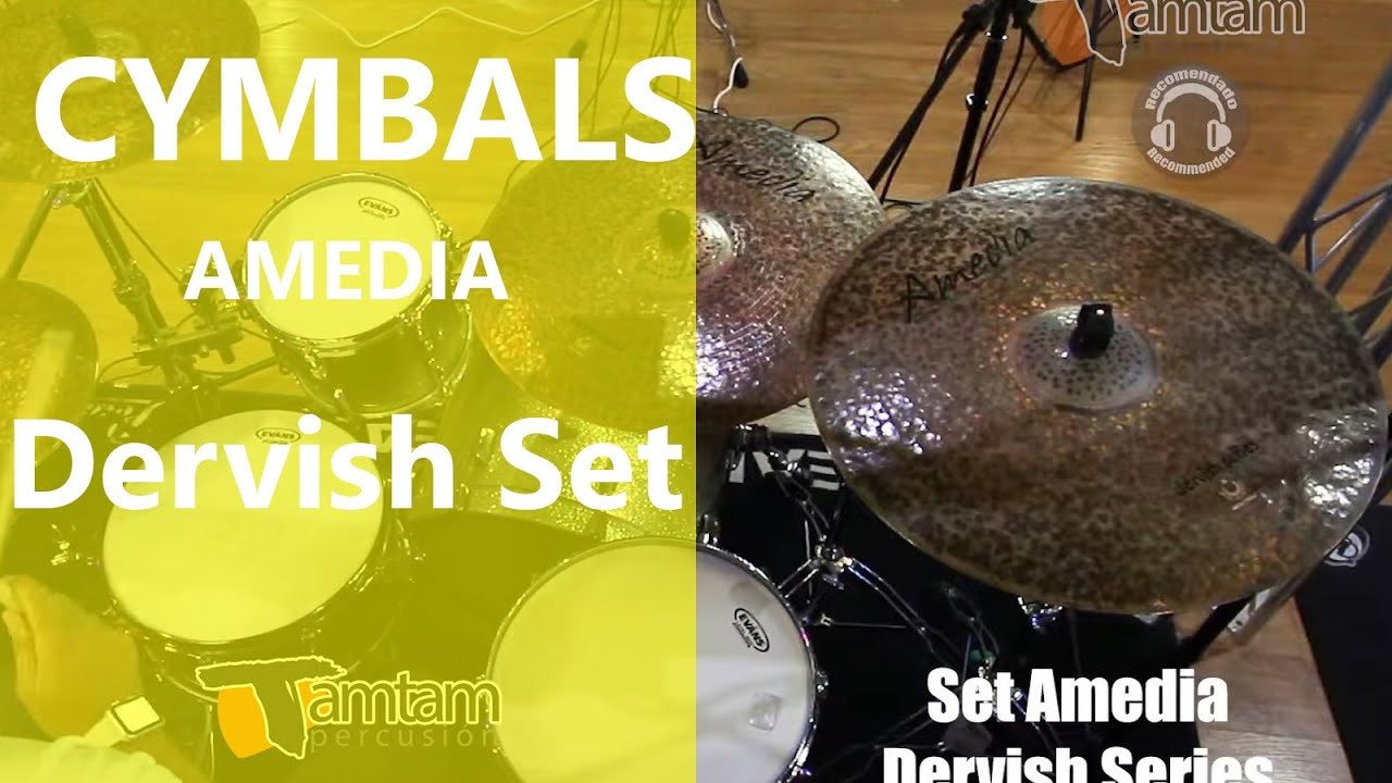 TamTam Percusión Amedia Set Platos Dervish - Solo #amediacymbals