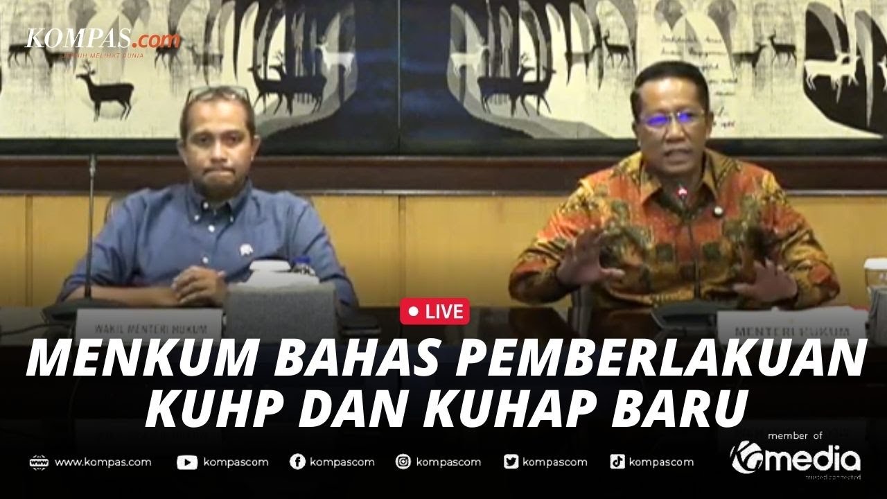 🔴LIVE - Menkum Supratman Buka Suara Setelah Penyesuaian KUHP dan KUHAP Baru Mulai Berlaku