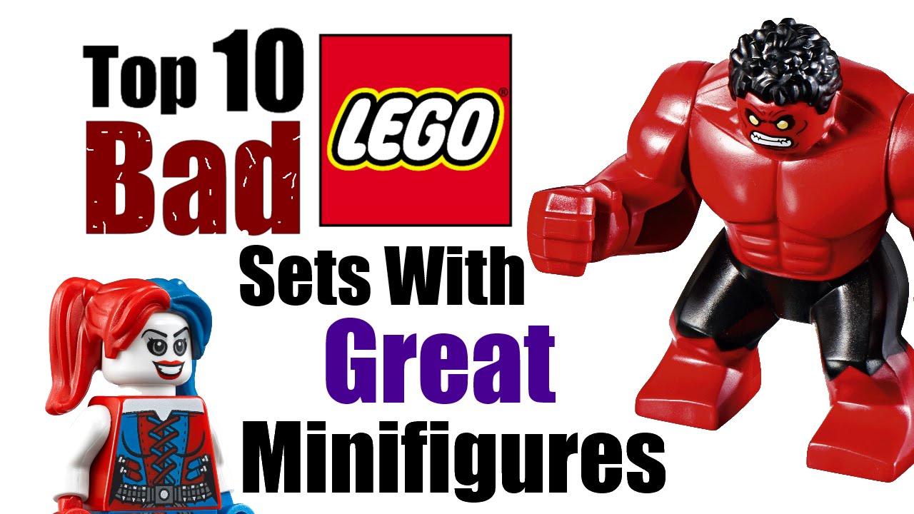 Top 10 Bad LEGO Sets With Great Minifigures!