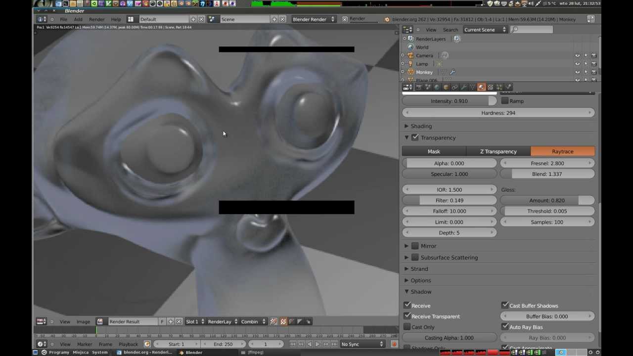Polski Kurs Blendera: Materiały - Transparency