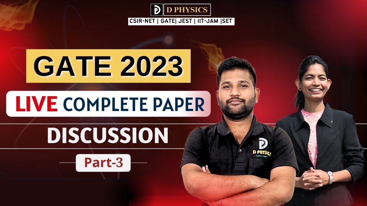 GATE 2023 Complete paper Discussion PART 3