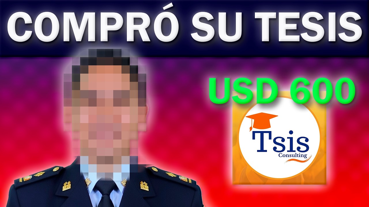 La POLICÍA que denunció su PROPIO PLAGIO de TESIS A PROPÓSITO