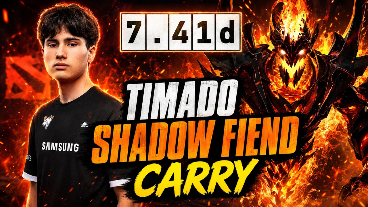 🤯 TIMADO [ Shadow Fiend ] HC 7.41D - DOTA 2 BEST MATCHES #dota2gameplay  #dota2gameplay